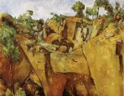 Paul Cezanne Quarry at Bibemus painting